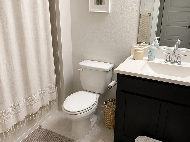 upstairs secondary bathroom
