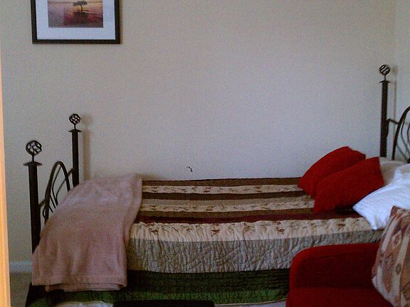 second bedroom with walk-in closet