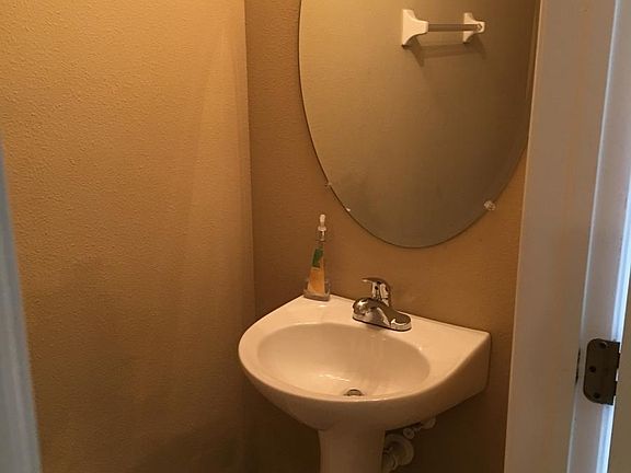 Half bath on first floor.