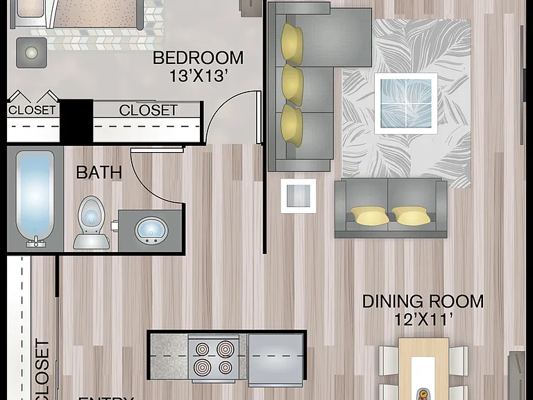 840 Sq. Ft. 840 Sq. Ft.