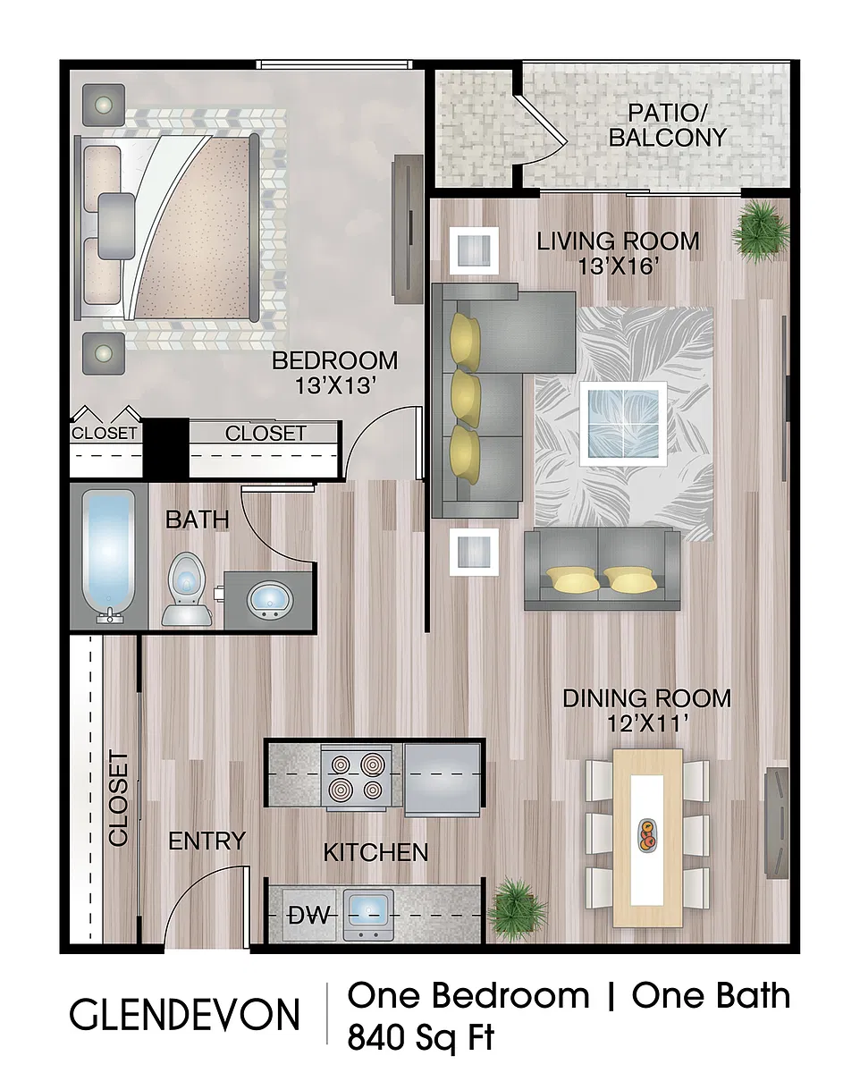 Floor plan Glendevon