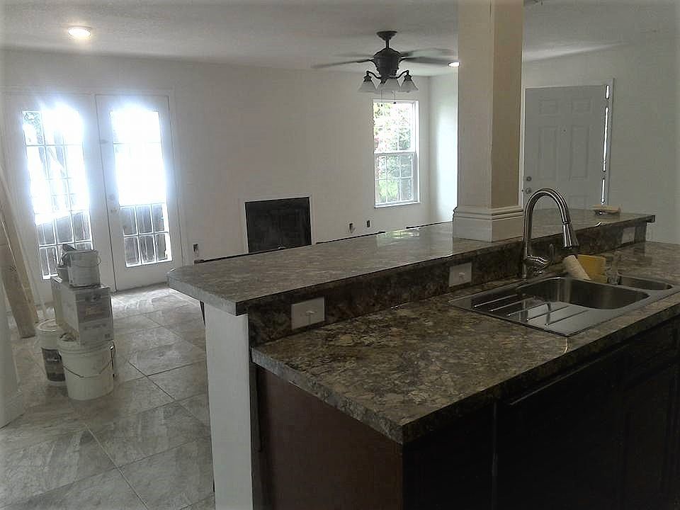 living room from kitchen