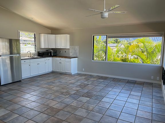 Kitchen and living area