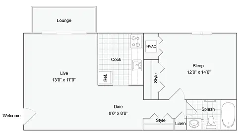 Floor plan Alexandria