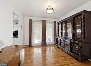 Dining Room with slider to patio.