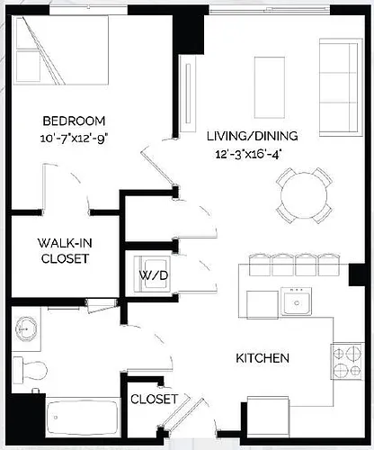 Floor plan 1-A
