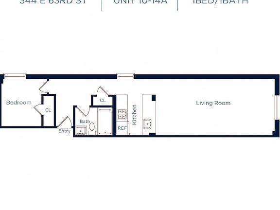 2nd image of 344 E 63rd St APT 10A