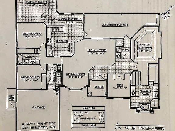 Gem brochure floor Plan