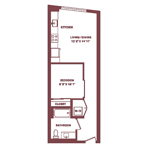Floor plan A1C-W