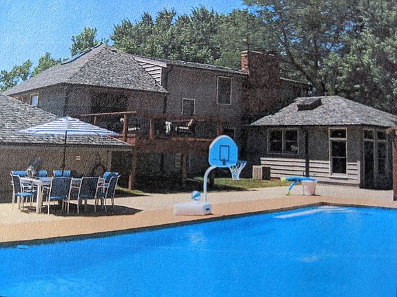 Pool and back of house