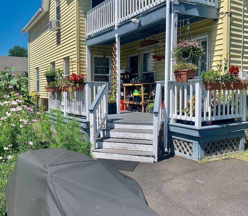 Porch in the Summer time.
