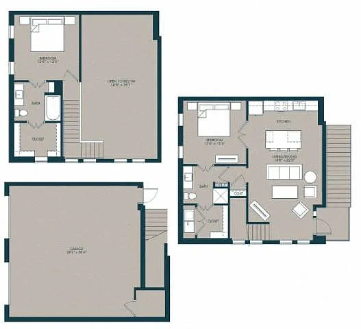 Floor plan The Mathis Townhome