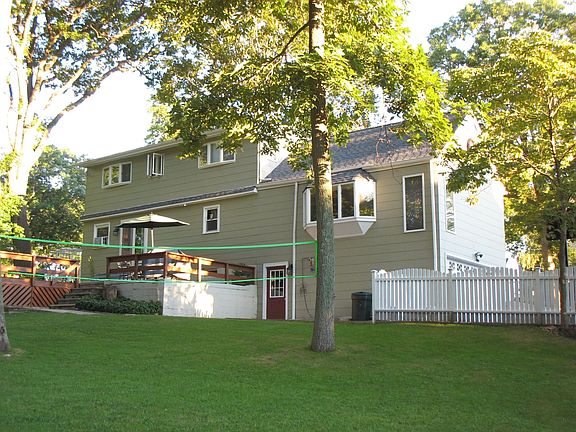 Back, looking NW