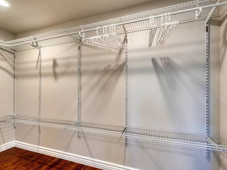 Walk in closet with plenty of storage. Perfect for long term stays