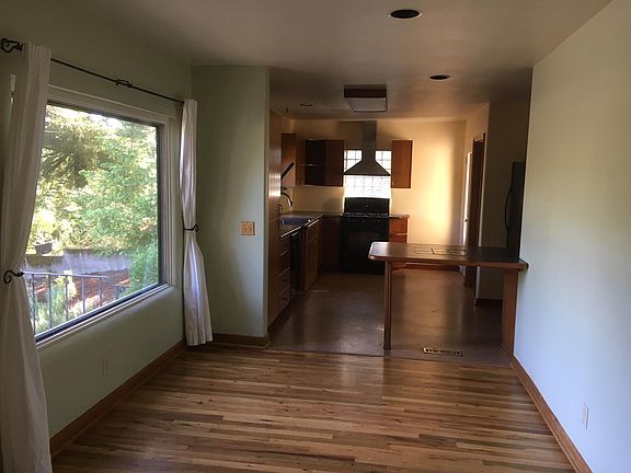 Dining area and kitchen