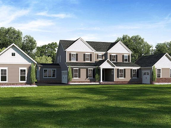A rendering of the Weymouth elevation 2 at Waterford Manor by Brookfield Residential