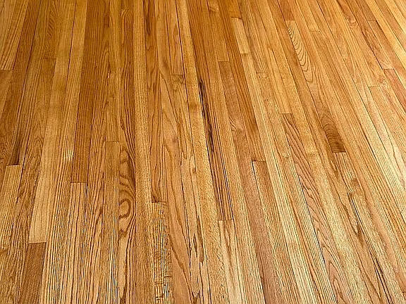 Re-finished Hardwood floors