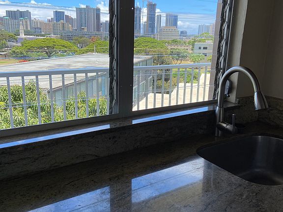 view from kitchen window