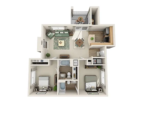 Floor plan Larkspur (B2A)