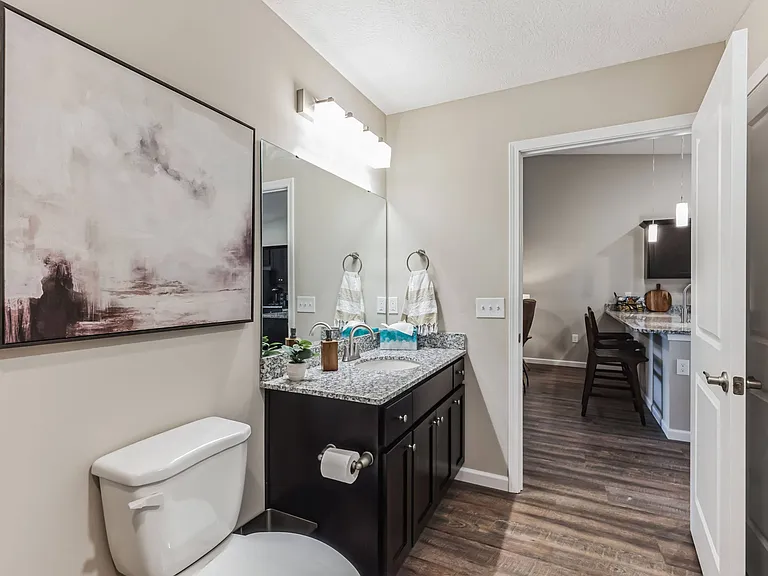 Second Bathroom and Full-Sized Laundry Hookups