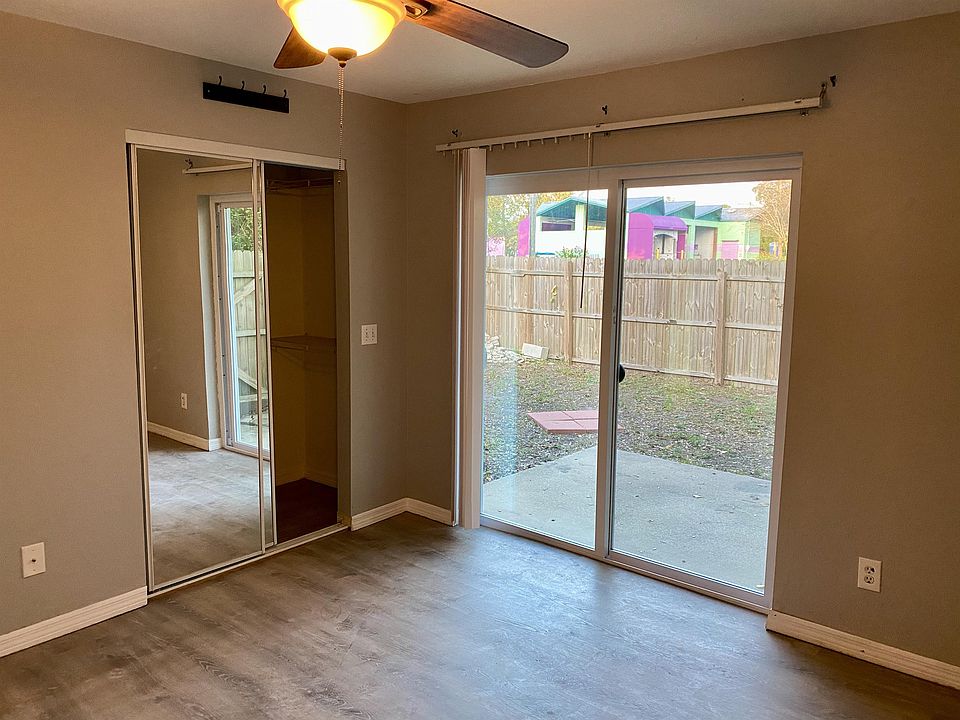 MASTER BEDROOM WITH NEW SLIDING GLASS DOOR
