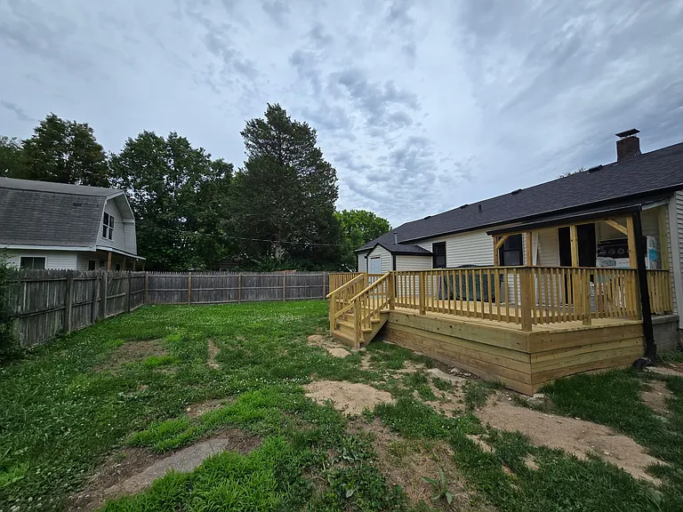 Brand new back deck