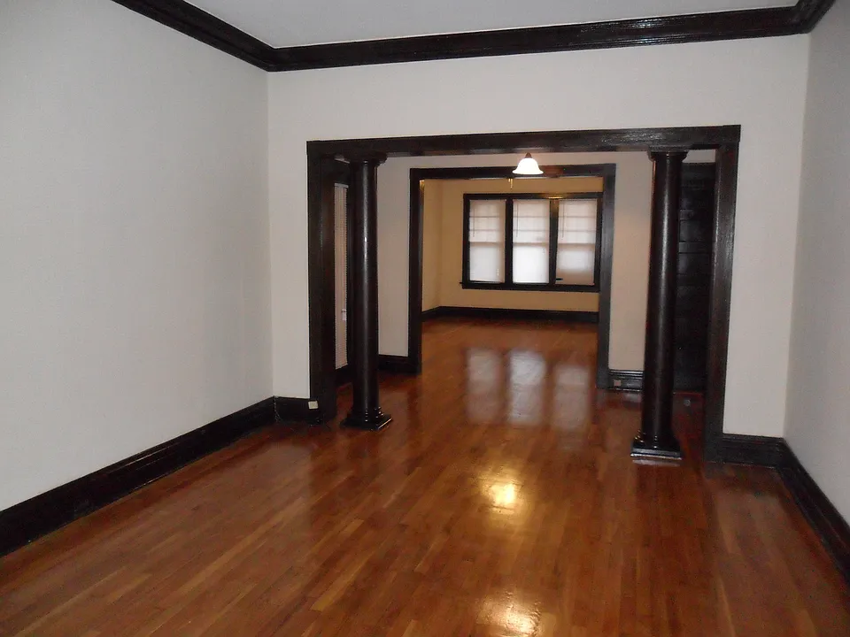 Family room looking towards dining room