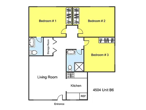 Floor plan B6