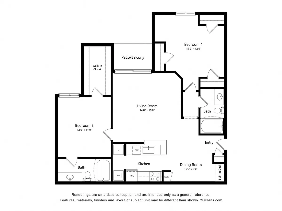 Floor plan B2