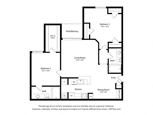 Floor plan B2