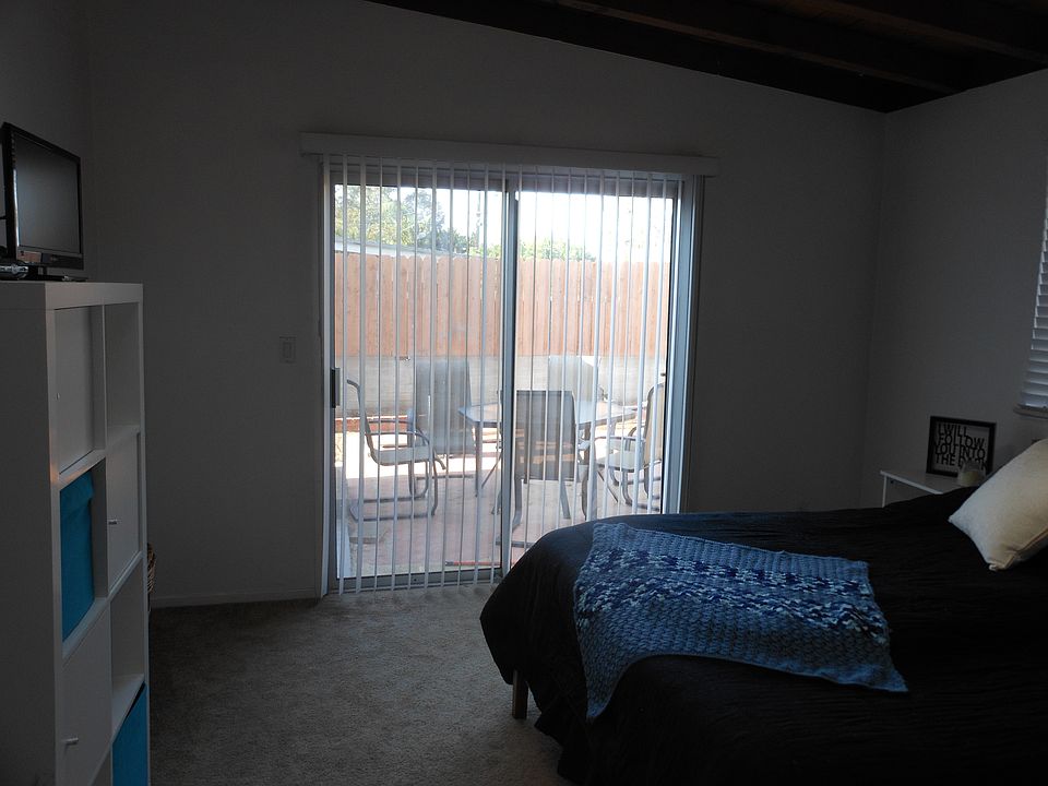 Master bedroom to patio