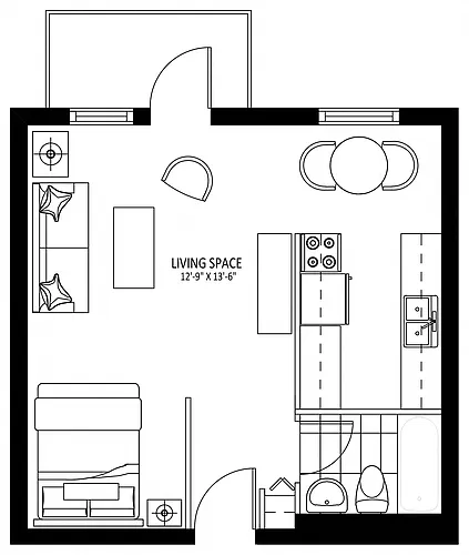 Floor plan 3 Slessor - Plan A