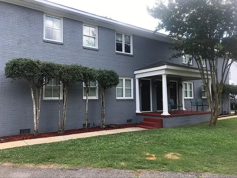 Exterior of condo from parking area