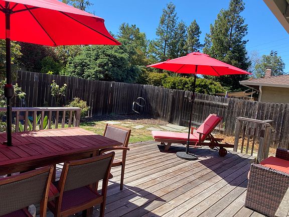 Deck (prior to new patio installation/ new landscaping)