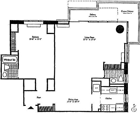 2nd image of 161 W 61st St APT 36F