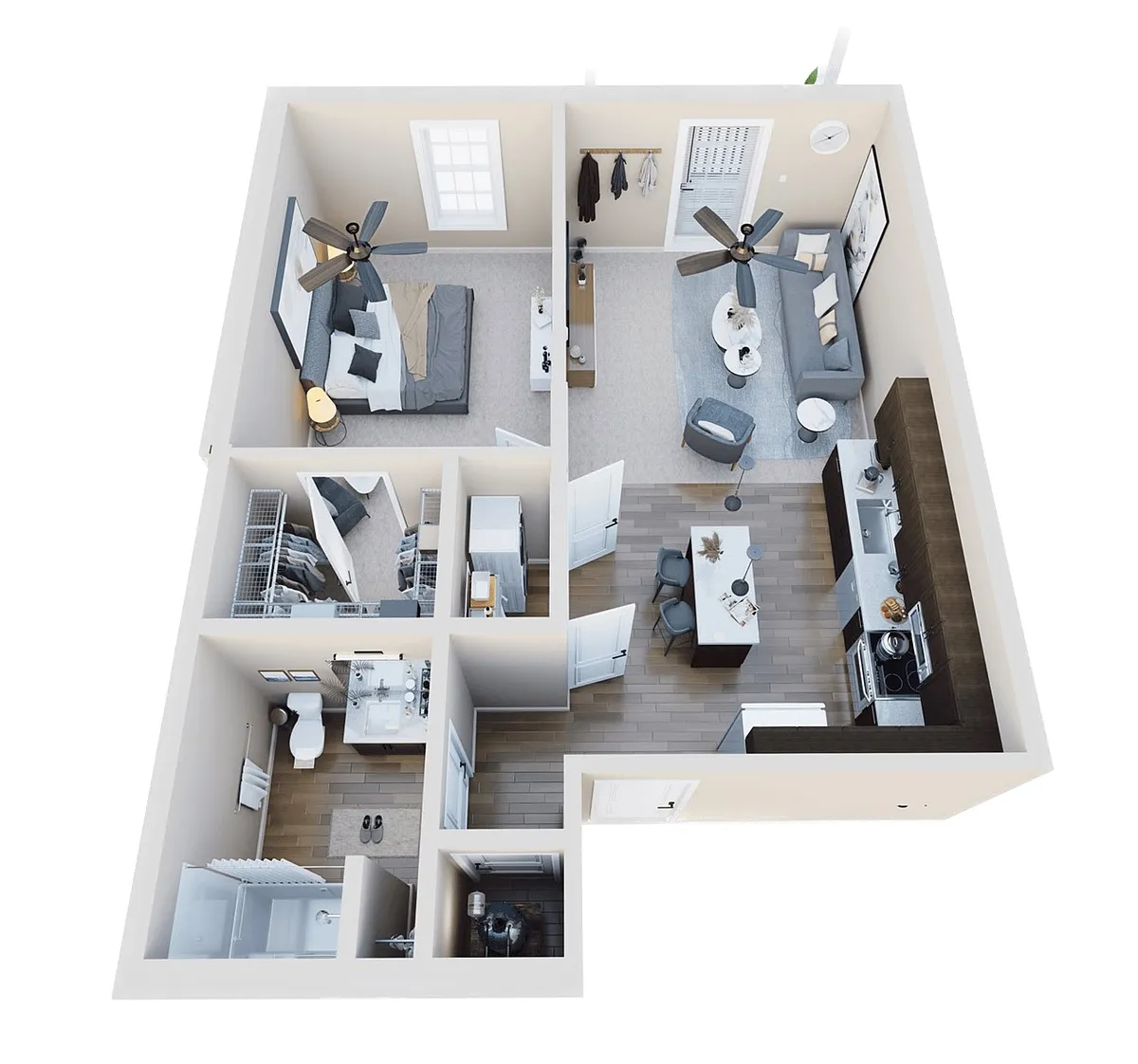 Floor plan The Frankfort | 1C