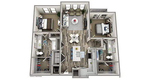 Floor plan B1
