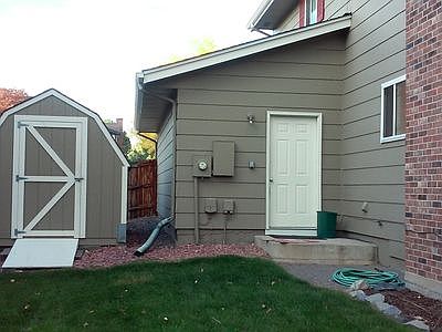 Shed in back yard