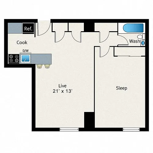 Floor plan A13