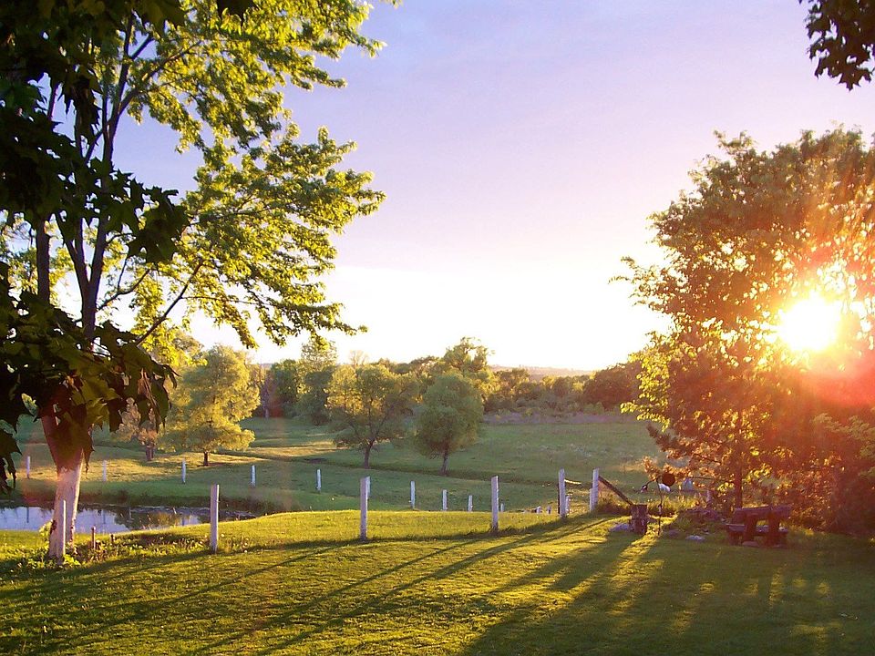 sunsets from the deck