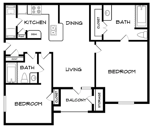 Floor plan B1