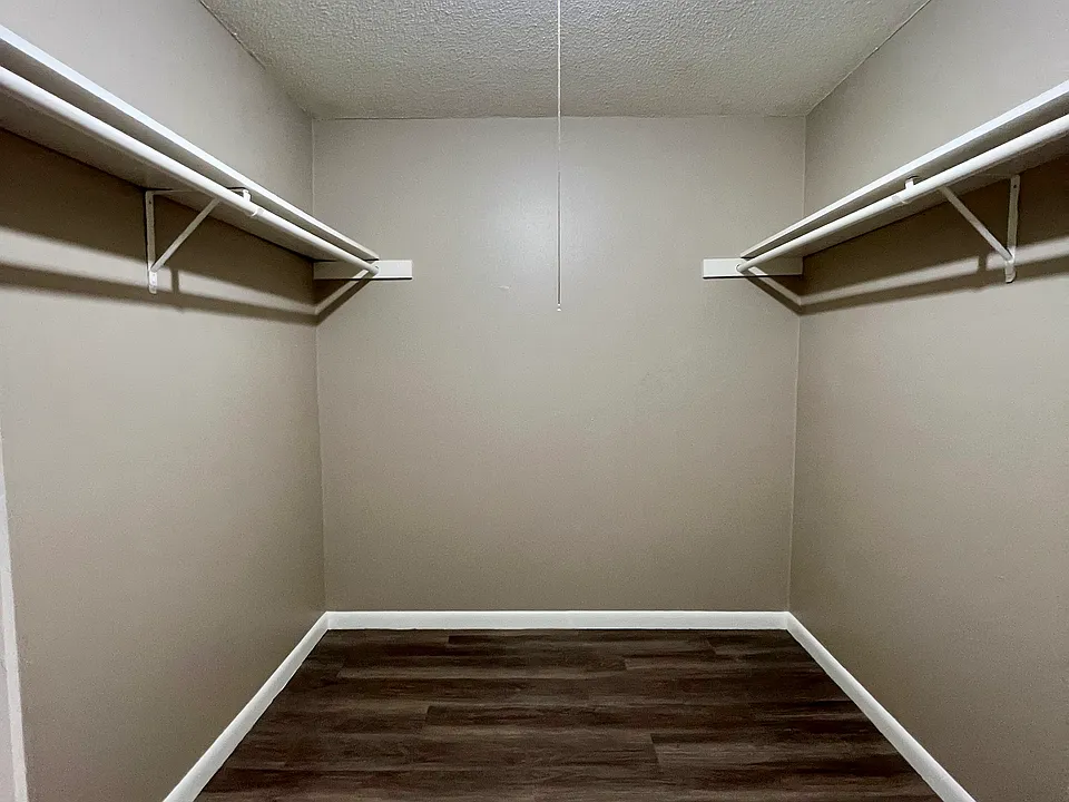 large walk in closet ( can fit dresser inside)