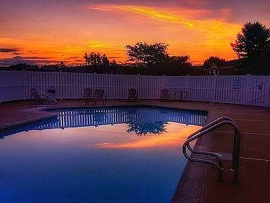 Pool Sunset