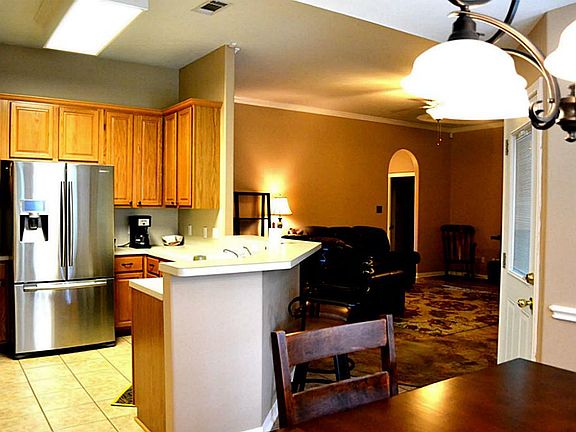View from Kitchen into Living Area