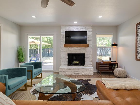 Large open living room