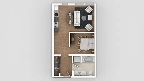Floor plan Urban 1x1