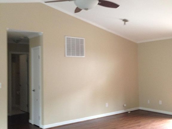 Living Room with vaulted ceiling