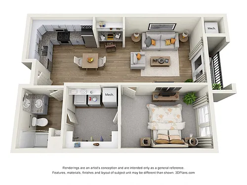 Floor plan A1C