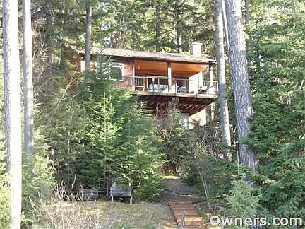 View of the cabin from the dock