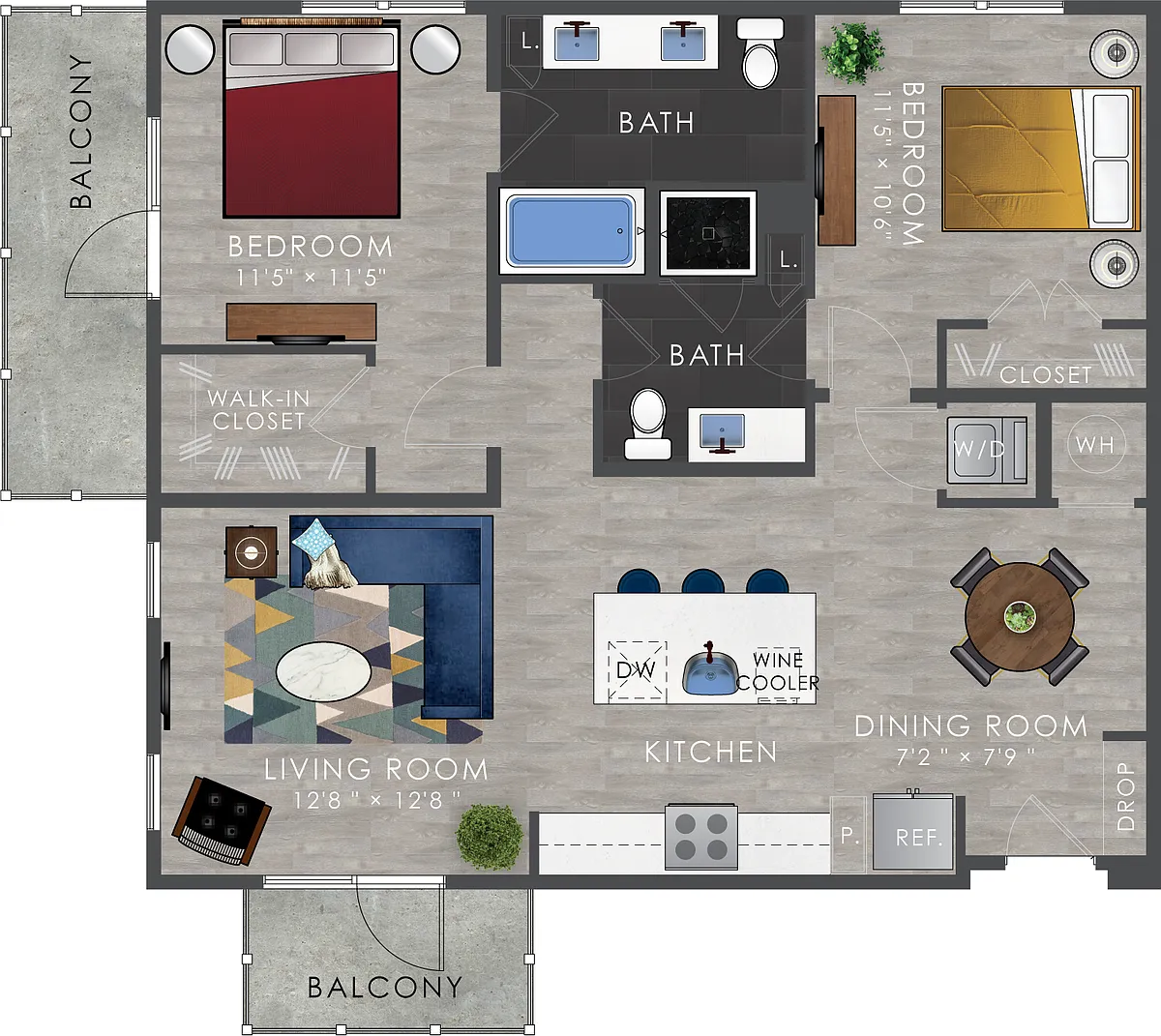 Floor plan B2